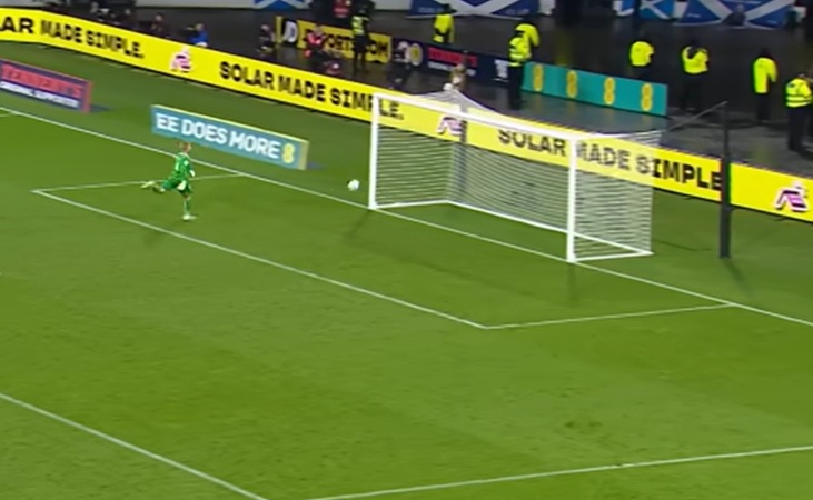 Kenny McLean scores from own half as Scotland book World Cup spot at Denmark expense (Video)