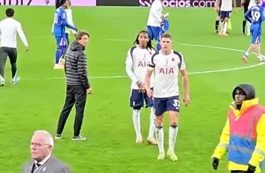 Spurs defenders Micky van de Ven and Djed Spence have apologized for post-match behaviour after Chelsea loss (Video)